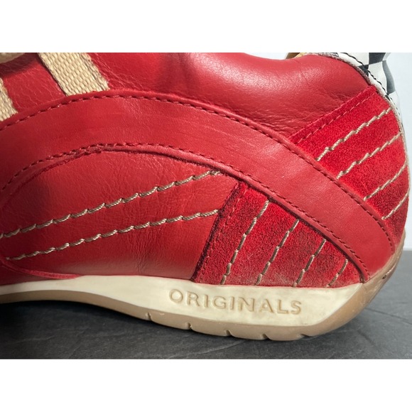 VTG Racing Sneaker Grandprix Original Corsa Rosso Shoe Sz 41 EU Made In Portugal main image 9